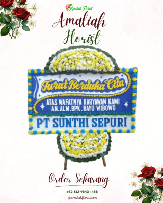 Papan Bunga Duka di 17 Ilir