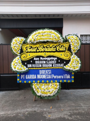 Papan Bunga Duka di 17 Ilir